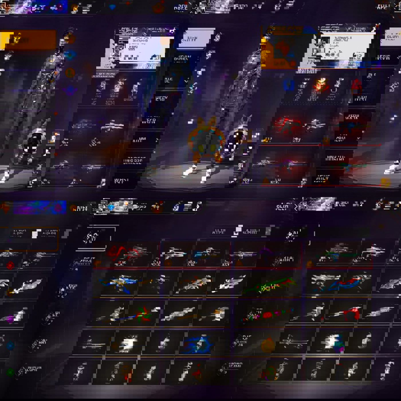 [4x EVOS + LVL 61] JAIRAIYA SENSEI + MARINTO BUNDLE | 80+ Gun Skins | TOTAL BUNDLES 20+ | 14+ Emotes + Rare Scissor Savy Region India LL1n