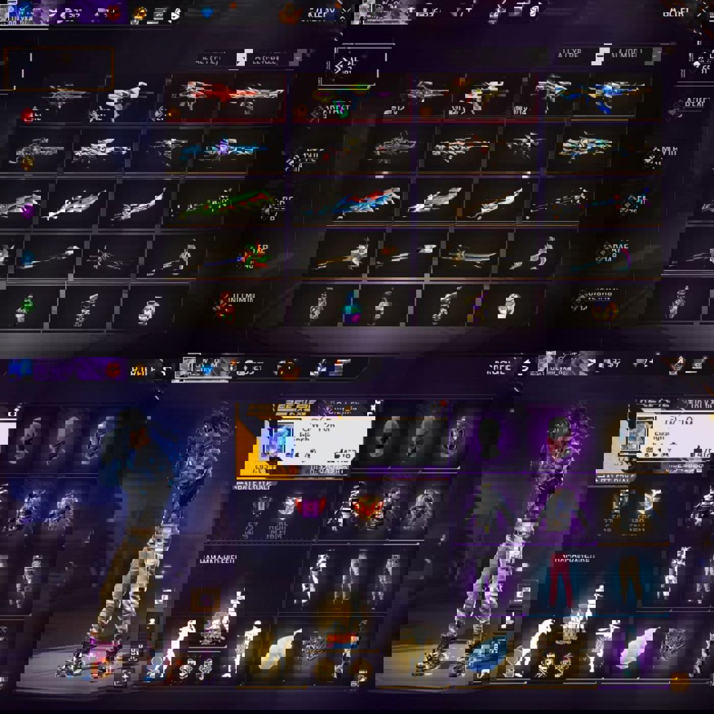 11 Evo Max+ Google login 100% Secure+ Lvl 73+4 Angelic Pants+211 Bundle Sets+ 8 Elite Passes+ Prime 8+Region LATIN AMERICA NORTH+MP40 GOLDEN INCUBATOR